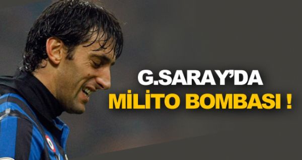 Galatasaray'da Milito bombas!